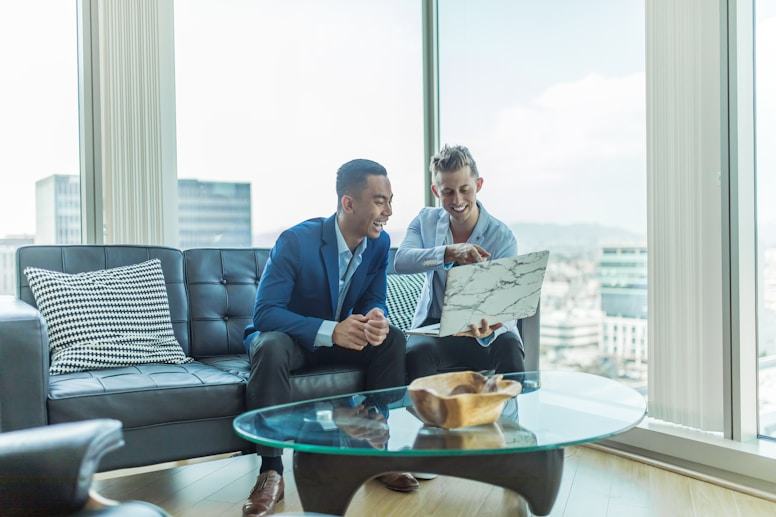 Property professionals collaborating